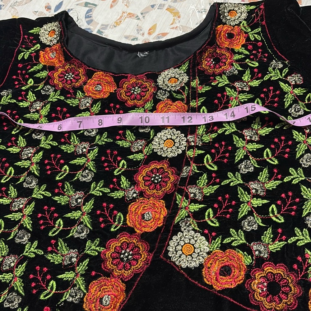Fancy velvet  shirt